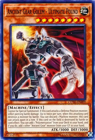 Ancient Gear Golem - Ultimate Pound - COTD-EN099 - Common - Unlimited