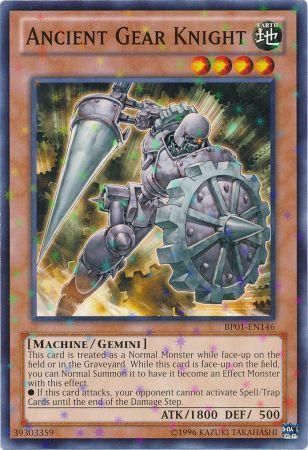 Ancient Gear Knight - BP01-EN146 - Starfoil Rare - Unlimited