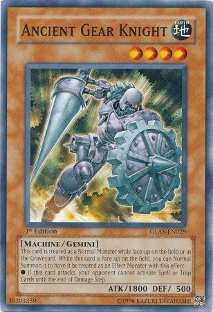 Ancient Gear Knight - GLAS-EN029 - Common - 1st Edition