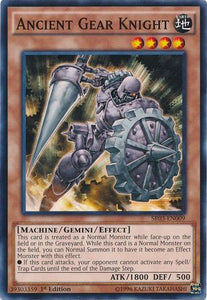 Ancient Gear Knight - SR03-EN009 - Common - 1st Edition