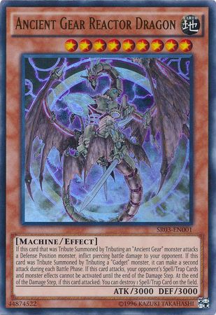 Ancient Gear Reactor Dragon - SR03-EN001 - Ultra Rare - Unlimited