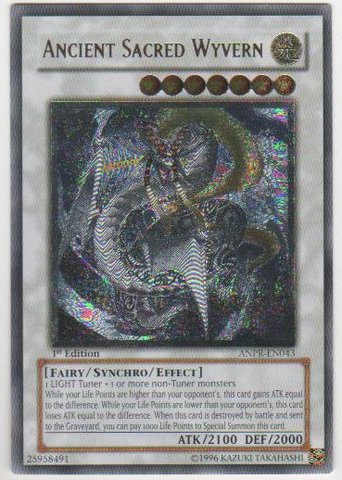 Ancient Sacred Wyvern - Ultimate - ANPR-EN043 - Ultimate Rare - 1st