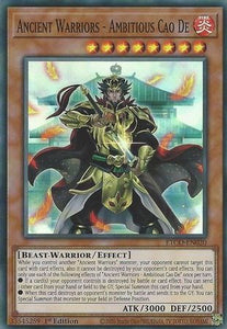 Ancient Warriors - Ambitious Cao De - ETCO-EN020 - Super Rare - 1st Edition