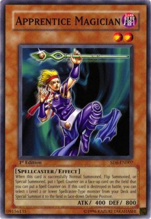 Apprentice Magician - SD6-EN007 - Common - 1st Edition