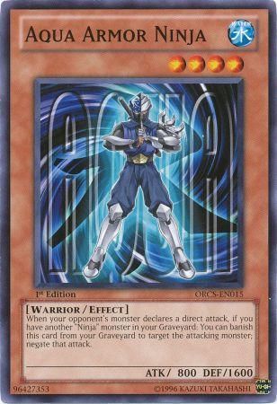 Aqua Armor Ninja - ORCS-EN015 - Common - 1st Edition