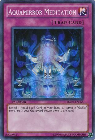 Aquamirror Meditation - HA05-EN058 - Super Rare - 1st Edition