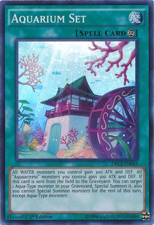 Aquarium Set - DRL2-EN043 - Super Rare - 1st Edition
