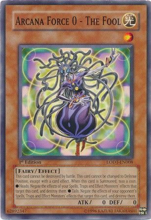 Arcana Force 0 - The Fool - LODT-EN008 - Common - 1st Edition