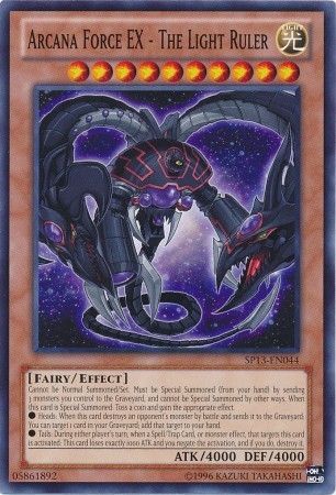 Arcana Force EX - The Light Ruler - SP13-EN044 - Common - Unlimited