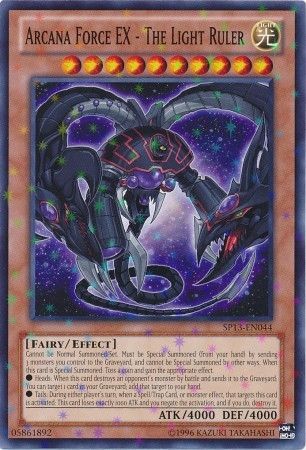 Arcana Force EX - The Light Ruler - SP13-EN044 - Starfoil Rare - Unlimited
