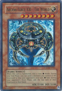 Arcana Force XXI - The World - LODT-EN016 - Ultra Rare - Unlimited