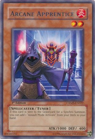 Arcane Apprentice - CRMS-EN022 - Rare - 1st Edition