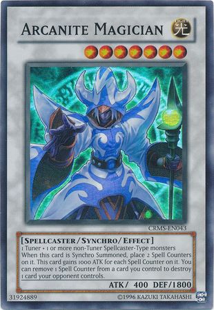 Arcanite Magician - CRMS-EN043 - Super Rare - Unlimited