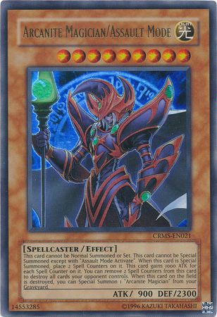 Arcanite Magician/Assault Mode - CRMS-EN021 - Ultra Rare - Unlimited
