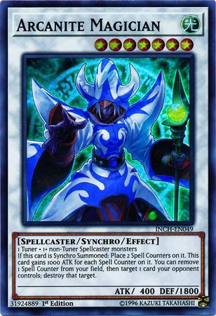 Arcanite Magician - INCH-EN049 - Super Rare - 1st Edition