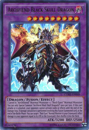 Archfiend Black Skull Dragon - CORE-EN048 - Ultra Rare - Unlimited