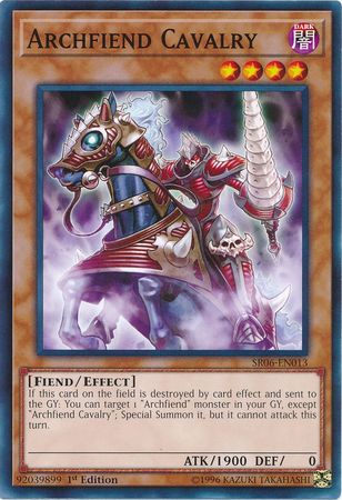 Archfiend Cavalry - SR06-EN013 - Common - 1st Edition