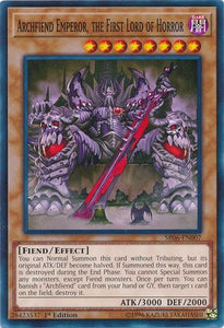 Archfiend Emperor, the First Lord of Horror - SR06-EN007 - Common - 1st Edition