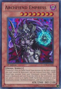Archfiend Empress - STBL-EN000 - Super Rare - 1st Edition