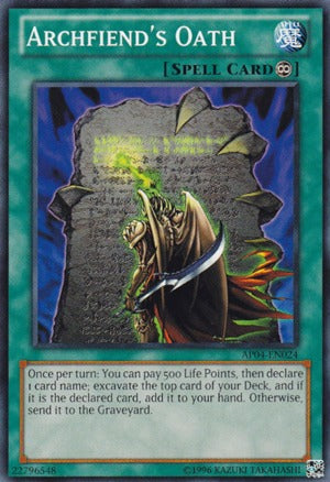 Archfiend's Oath - AP04-EN024 - Common - Unlimited