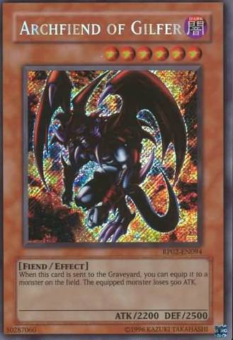 Archfiend of Gilfer - RP02-EN094 - Secret Rare - Unlimited