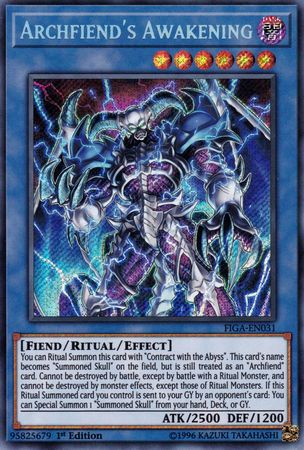 Archfiend's Awakening - FIGA-EN031 - Secret Rare - 1st Edition