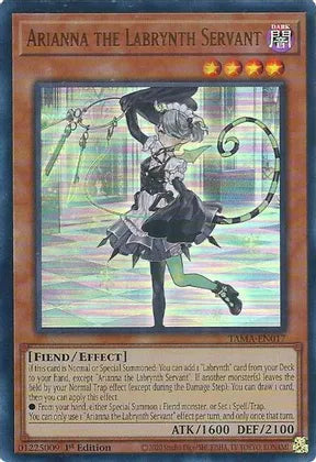 Arianna the Labrynth Servant - TAMA-EN017 - Ultra Rare - 1st Edition