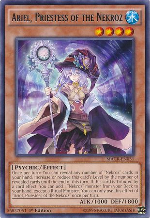 Ariel, Priestess of the Nekroz - MACR-EN031 - Rare - 1st Edition