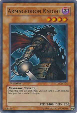 Armageddon Knight - PTDN-EN021 - Super Rare - Unlimited