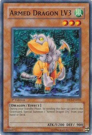 Armed Dragon LV3 - DP2-EN010 - Common - 1st Edition