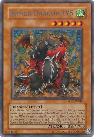 Armed Dragon LV5 - SOD-EN014 - Rare - Unlimited