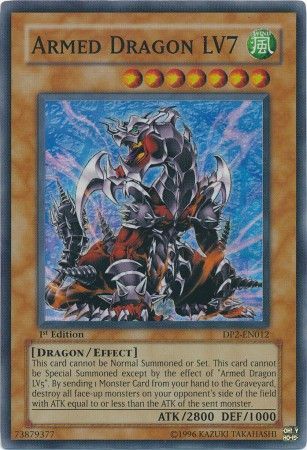 Armed Dragon LV7 - DP2-EN012 - Super Rare - 1st Edition