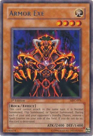 Armor Exe - MFC-075 - Rare - 1st Edition