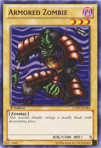 Armored Zombie - LCJW-EN184 - Common - 1st Edition