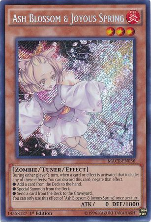 Ash Blossom & Joyous Spring - MACR-EN036 - Secret Rare - 1st Edition