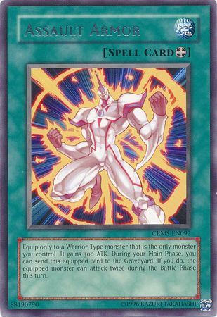 Assault Armor - CRMS-EN092 - Rare - Unlimited