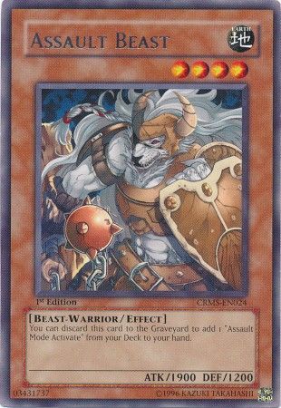 Assault Beast - CRMS-EN024 - Rare - 1st Edition