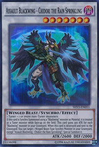 Assault Blackwing - Chidori the Rain Sprinkling - SHVI-EN051 - Super Rare - Unlimited