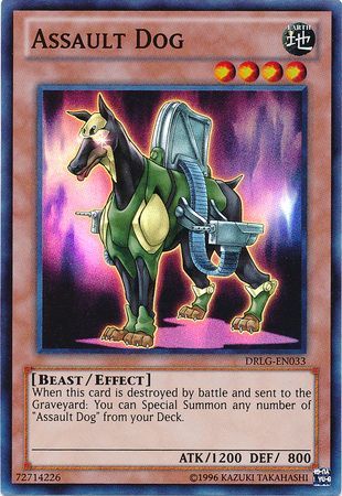 Assault Dog - DRLG-EN033 - Super Rare - Unlimited