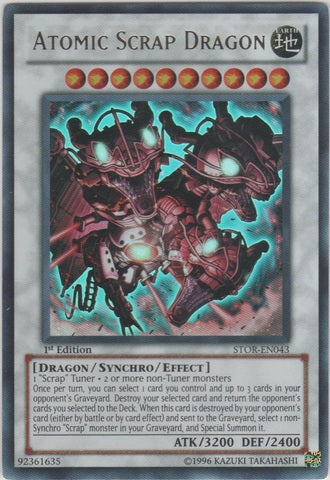 Atomic Scrap Dragon - STOR-EN043 - Ultra Rare - 1st Edition