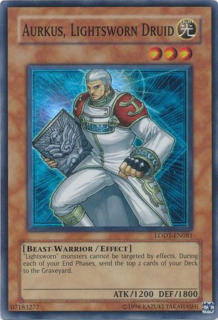 Aurkus, Lightsworn Druid - LODT-EN081 - Super Rare - Unlimited