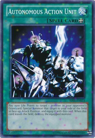 Autonomous Action Unit - BP01-EN073 - Starfoil Rare - Unlimited
