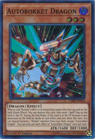 Autorokket Dragon - CIBR-EN010 - Super Rare - 1st Edition