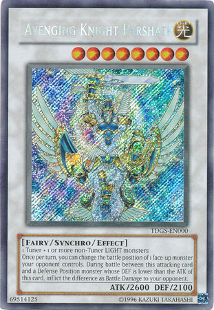 Avenging Knight Parshath - TDGS-EN000 - Secret Rare - Unlimited