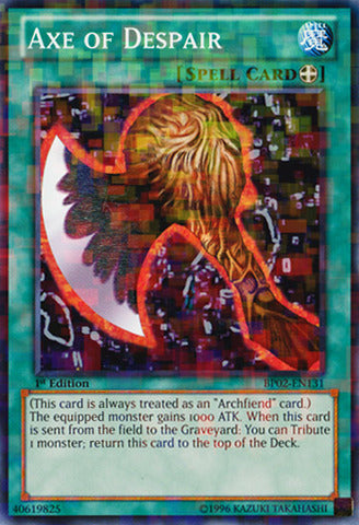Axe of Despair - BP02-EN131 - Mosaic Rare - 1st Edition