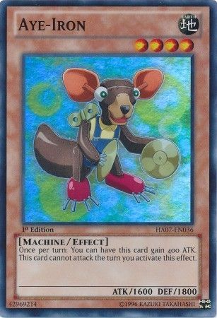 Aye-Iron - HA07-EN036 - Super Rare - 1st Edition