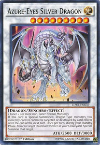 Azure-Eyes Silver Dragon - LDK2-ENK39 - Common - 1st Edition