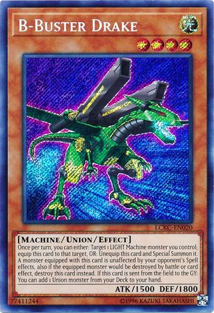 B-Buster Drake - LCKC-EN020 - Secret Rare - Unlimited