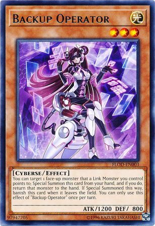 Backup Operator - FLOD-EN003 - Rare - 1st Edition