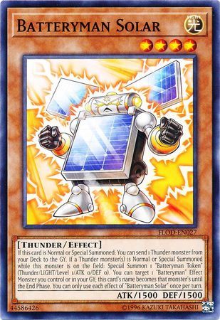 Batteryman Solar - FLOD-EN027 - Common - 1st Edition